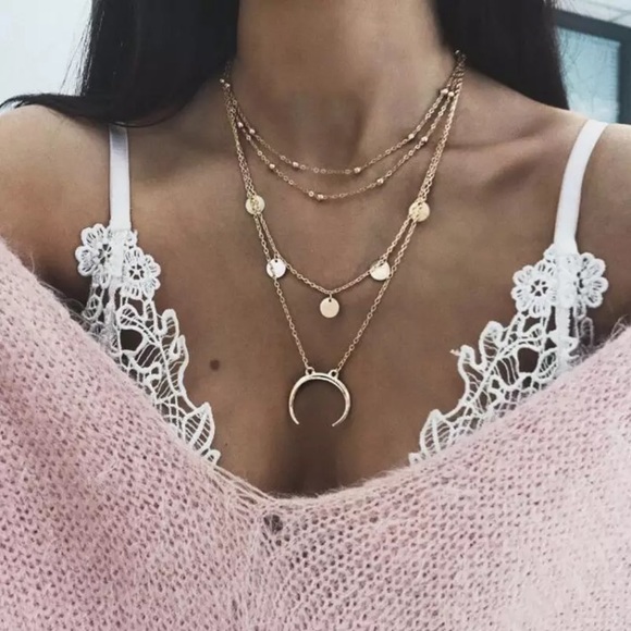 🔴𝟱/$𝟮𝟬🔴𝗖𝗟𝗘𝗔𝗥𝗔𝗡𝗖𝗘 Layered Choker NEW - Picture 4 of 11